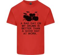 Una Brutta Giornata Sui Miei Tamburi Maglietta Per Bambini Ragazzi E Ragazze