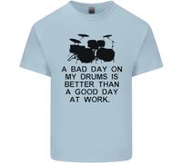 Una Brutta Giornata Sui Miei Tamburi Maglietta Per Bambini Ragazzi E Ragazze