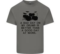 Una Brutta Giornata Sui Miei Tamburi Maglietta Per Bambini Ragazzi E Ragazze