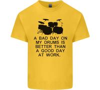 Una Brutta Giornata Sui Miei Tamburi Maglietta Per Bambini Ragazzi E Ragazze