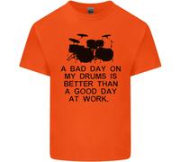 Una Brutta Giornata Sui Miei Tamburi Maglietta Per Bambini Ragazzi E Ragazze