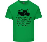 Una Brutta Giornata Sui Miei Tamburi Maglietta Per Bambini Ragazzi E Ragazze