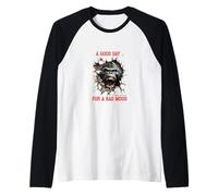 Una buona Giornata per Cattivo Umore Gorilla Umore Dichiarazione Maglia con Maniche Raglan