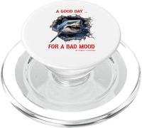 Una buona giornata per cattivo umore squalo umore dichiarazione PopSockets PopGrip per MagSafe