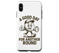 Una buona giornata per un altro umorismo rotondo di golf Custodia per iPhone XS Max