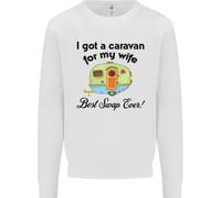 Una Caravan Per Mia Moglie Caravanning Divertente Uomo Sweatshirt Jumper
