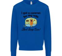 Una Caravan Per Mia Moglie Caravanning Divertente Uomo Sweatshirt Jumper