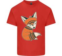 Una Carina Maglietta Tribale Con Volpe Per Bambini