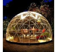 una casa a bolle, Tenda da campeggio a cupola trasparente con bolle da giardino, fai da te, for esterni, dimensioni 3,65 m x 2,2 m