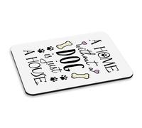 Una Casa Senza Un Cane È Solo PC Computer Mouse Pad - Crazy Lady