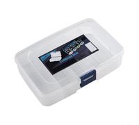 Una cassetta degli attrezzi in plastica compatta indispensabile perfetta per mantenere i tuoi strumenti hardware organizzati in un unico posto
