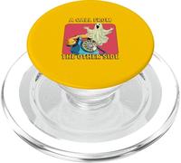 Una chiamata dall'altra parte (Grafica fantasma divertente) PopSockets PopGrip per MagSafe