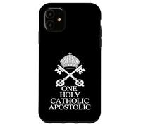 Una Chiavi Papali Santo Cattolico Apostolico Custodia per iPhone 11