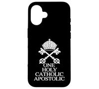 Una Chiavi Papali Santo Cattolico Apostolico Custodia per iPhone 16