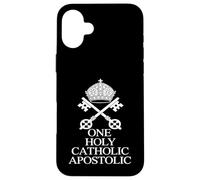 Una Chiavi Papali Santo Cattolico Apostolico Custodia per iPhone 16 Plus