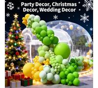 Una città delle fiabe in una bolla, un matrimonio in stile Instagram, un'universo allegro per bambini e una casa delle bolle trasparente.