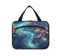 Una città di fiori appeso borse cosmetiche per le donne con gancio, designer Essentials trucco borsa cosmetica per le donne must campeggio bolso para maquillaje de Mujer L