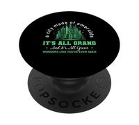 Una città fatta di smeraldi meraviglie come tu abbia mai visto PopSockets PopGrip Adesivo