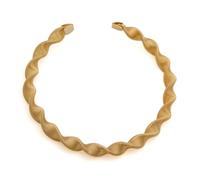 Una collana con colletto onduato con dettagli di texture complesse, una collana con colletto da donna alla moda, perfetta per migliorare l'abbigliamento quotidiano, lo stile di festa e le nozze