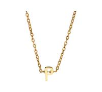 Una collana dorata con le iniziali di un nome femminile alla moda è un regalo per le ragazze e gli adolescenti, 1cm, Metallo