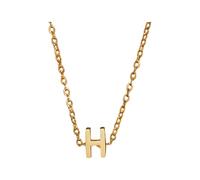 Una collana dorata con le iniziali di un nome femminile alla moda è un regalo per le ragazze e gli adolescenti, 1cm, Metallo