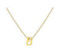 Una collana dorata con le iniziali di un nome femminile alla moda è un regalo per le ragazze e gli adolescenti, 1cm, Metallo