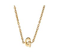 Una collana dorata con le iniziali di un nome femminile alla moda è un regalo per le ragazze e gli adolescenti, 1cm, Metallo