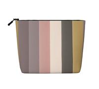 Una combinazione di colori caldi e rustici, impermeabile, grande capacità, con cerniera, borsa portaoggetti multifunzionale per viaggi d'affari, viaggi a casa, portamonete