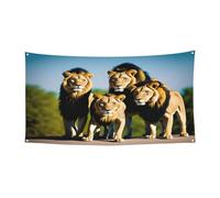 Una confezione di leoni - Cappello di Halloween a copertura completa - Copricapo da strega ripiegabile per festival, Larp e feste con tessuto lavabile in lavatrice