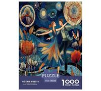 Una coppia che danza con grazia, circondata dai fiori. Puzzle 1000Pcs Decorazione Per La Casa. Rilassamento E Intelligence Per Adulti E Bambini Da 14 Anni 38x26cm/1000pcs