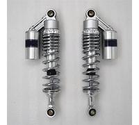 Una Coppia Di Ammortizzatori Motorcyc A Molla Da 360 Mm 8 Per Suzuki(All silver)