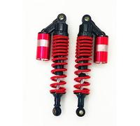 Una Coppia Di Ammortizzatori Motorcyc A Molla Da 360 Mm 8 Per Suzuki(Red black)