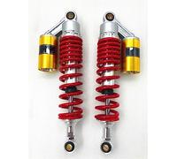 Una Coppia Di Ammortizzatori Motorcyc A Molla Da 360 Mm 8 Per Yamaha(Red silver)