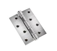 Una coppia di cerniere for porte in acciaio inossidabile Accessori decorativi hardware for mobili Cerniere pieghevoli da 4/5 pollici Per Porte Di Casa E Stanza(Silver-5 Inches)