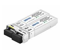 Una Coppia di Moduli BIDI SFP 10G,ricetrasmettitore BIDI 10G SFP+,TX1490nm/RX1550nm per Cisco SFP-10G-BX80U-I,Cisco SFP-10G-BX80D-I,Ubiquiti,Mikrotik,D-Link,Supermicro e Altro. (SMF,80 km,DDM)