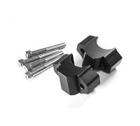 Una coppia di sollevatori per manubrio Adattatore Morsetto Riser Manubrio Moto 28mm Per MT-10 MT10 2016 2017 2018 2019 2020 2021 2022(Nero)