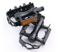 Una Coppia Metallo Bicicletta Pedali Alluminio Ciclismo Accessori Nero 9/16 New