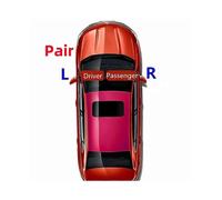 (Una coppia senza riscaldamento) Lente per specchietto retrovisore esterno per auto con riscaldamento