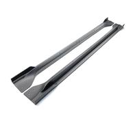 Una Coppia Spoiler Laterali Per Auto Estensione Splitter Paraurti Alette Per Jeep Per Grand Per Cherokee Per Trackhawk WK2 2018 2019 2020 2021 Minigonne Laterali Alettoni Laterali(Nero opaco)