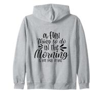 Una Cosa Divertente da Fare al Mattino Non è Parlare con Me Felpa con Cappuccio