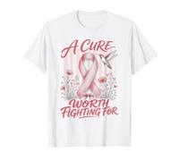 Una Cura Che Vale la Pena lottare per la consapevolezza del Cancro al Seno Maglietta