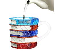 Una da caffè con ispirazione per libri | effetto 3D - a tema libro - Tazze da caffè a tema libro - per casa cucina ufficio bar donna uomo compleanno Natale