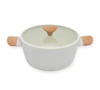 Una deliziosa pentola GRAN DUKA da 4 litri in alluminio beige-grigio