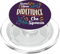 Una Direttrice Che Spacca Regalo Direttrice Direttore Donna PopSockets PopGrip per MagSafe