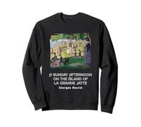Una Domenica pomeriggio su La Grande Jatte Felpa