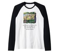 Una Domenica pomeriggio su La Grande Jatte Maglia con Maniche Raglan