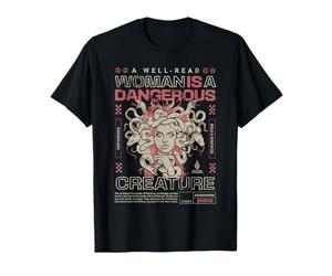 Una Donna Ben Letta è Una Creatura pericolosa Maglietta