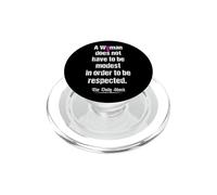 Una donna non deve essere modesta per essere rispettata PopSockets PopGrip per MagSafe