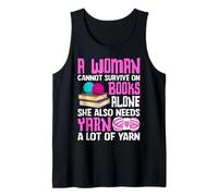 Una Donna Non può sopravvivere con i Libri da Sola, ha Anche Bisogno di Filato A Canotta