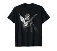 Una fata magica con un costume stile rock band Maglietta